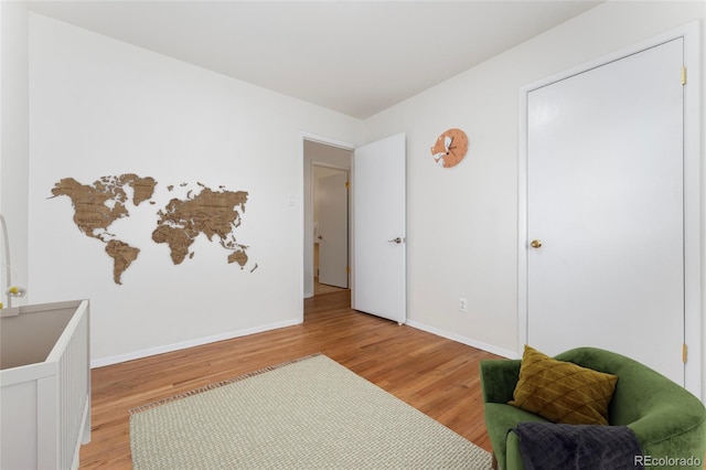 interior space featuring light hardwood / wood-style floors