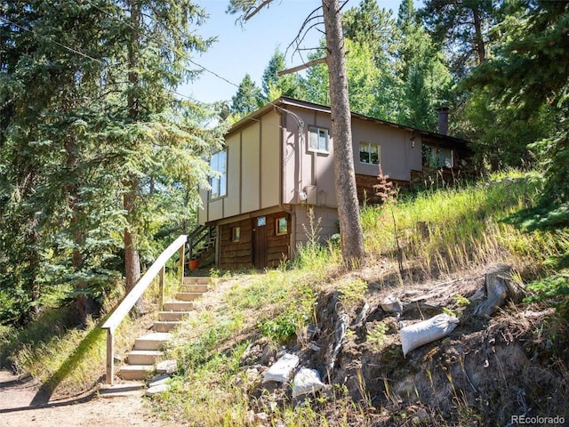 view of rear view of house