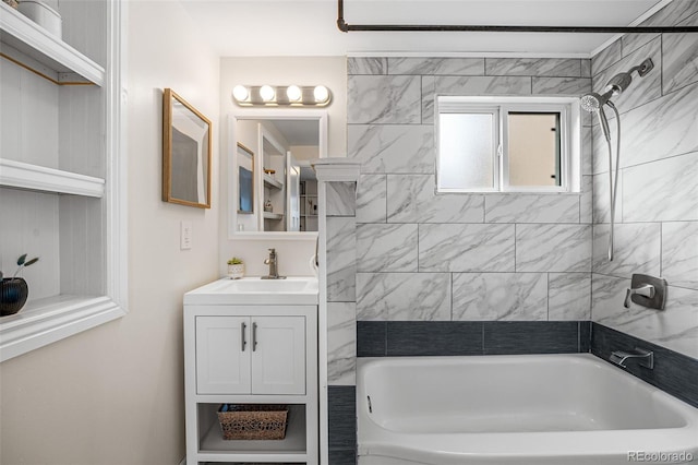 1516 Lafayette St, Denver, CO 80218 - full bathroom with shower / washtub combination and vanity