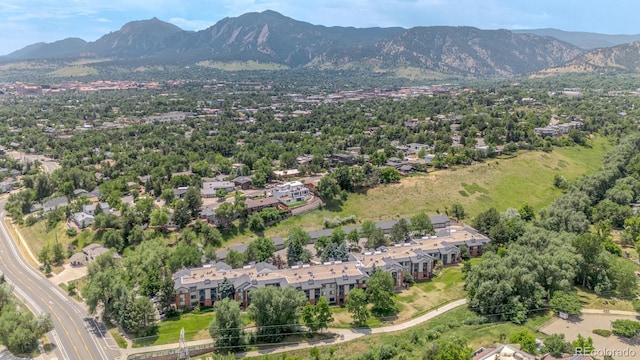 2727 Folsom St Unit 210, Boulder, CO 80304 - drone / aerial view of a mountain backdrop
