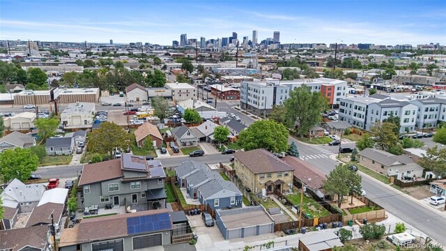 1414 W Nevada Pl, Denver, CO 80223 - drone / aerial view of skyline