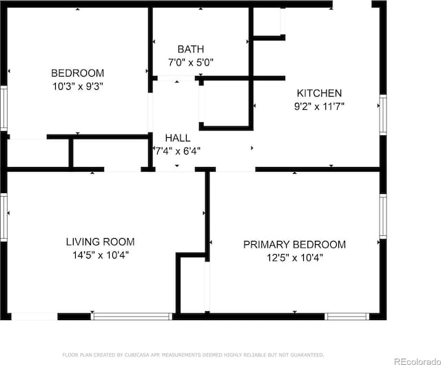 1414 W Nevada Pl, Denver, CO 80223 - home floor plan