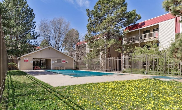 view of community pool