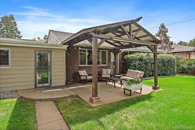 view of patio