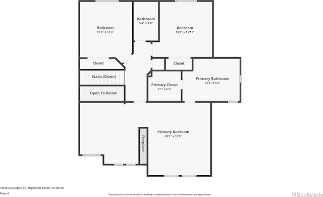 10535 Laurelglen Cir, Highlands Ranch, CO 80130 - property floor plan