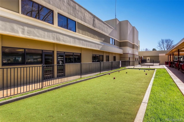 750 S Clinton St Unit 2C, Denver, CO 80247 - surrounding community with a bocce ball area