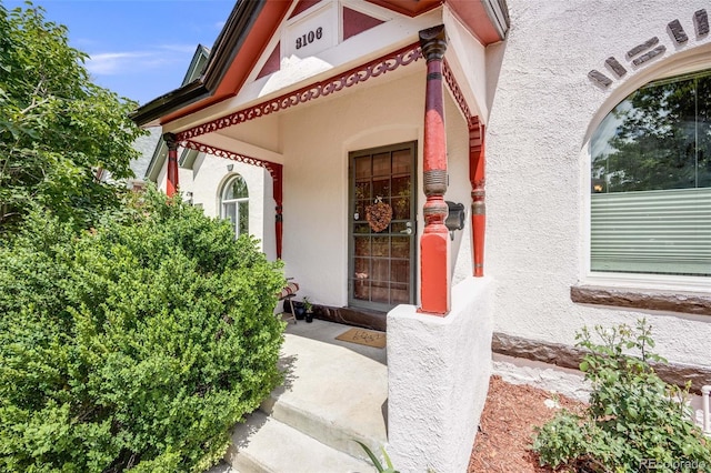 3106 N Franklin St, Denver, CO 80205 - view of exterior entry featuring stucco siding