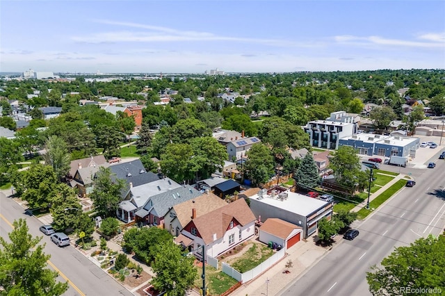 3106 N Franklin St, Denver, CO 80205 - aerial view of a tree filled landscape