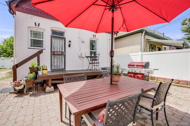 3106 N Franklin St, Denver, CO 80205 - view of patio / terrace featuring outdoor dining area and area for grilling