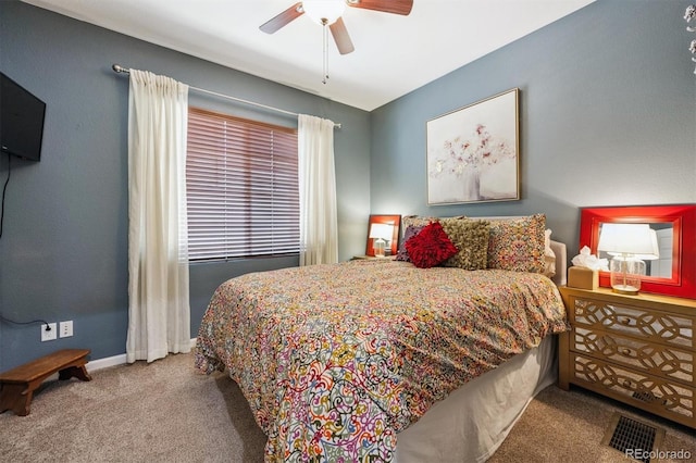 13463 Tamarac Pl, Thornton, CO 80602 - bedroom featuring carpet and a ceiling fan