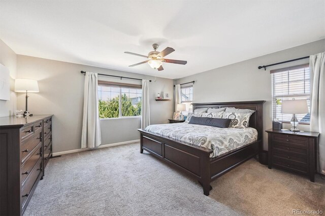 13463 Tamarac Pl, Thornton, CO 80602 - bedroom featuring carpet and a ceiling fan