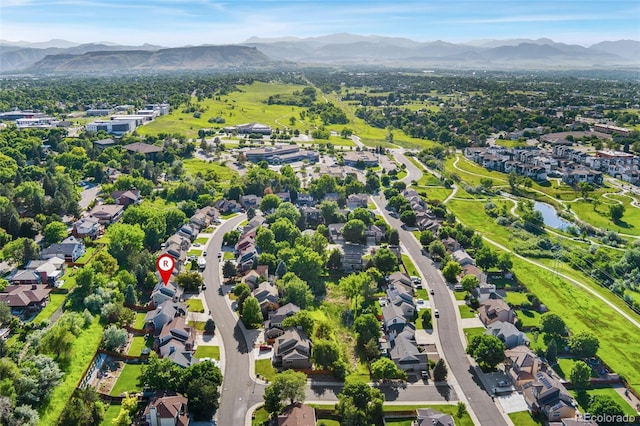 11932 W 56th Cir, Arvada, CO 80002 - view of property location featuring a mountain backdrop and nearby suburban area
