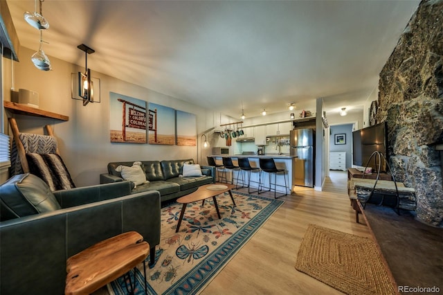 466 Hi Country Dr Unit 109, Winter Park, CO 80482 - living room with light wood-style flooring