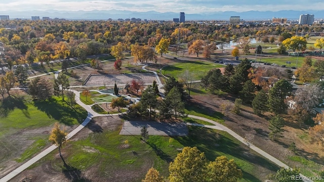 1289 S Monaco Pkwy, Denver, CO 80224 - aerial view of property and surrounding area with a large body of water and nearby urban area