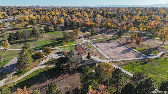 1289 S Monaco Pkwy, Denver, CO 80224 - aerial view of property's location featuring a forest