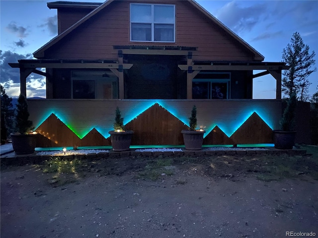 72 Hilltop Dr, Bailey, CO 80421 - back of house
