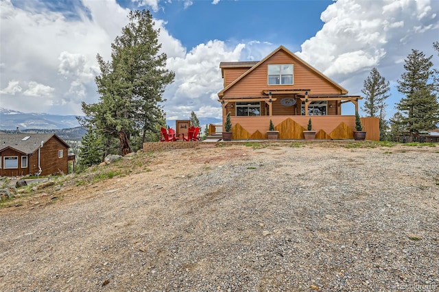 72 Hilltop Dr, Bailey, CO 80421 - rustic home with a mountain view