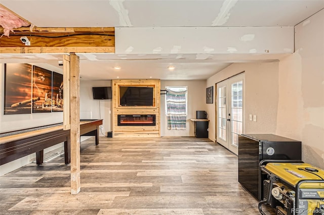 72 Hilltop Dr, Bailey, CO 80421 - playroom featuring wood finished floors and french doors