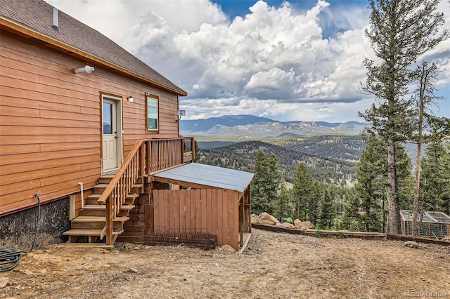 72 Hilltop Dr, Bailey, CO 80421 - view of yard with a mountain view