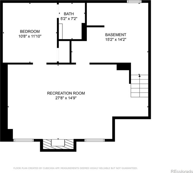 629 Bellaire St, Denver, CO 80220 - view of property floor plan