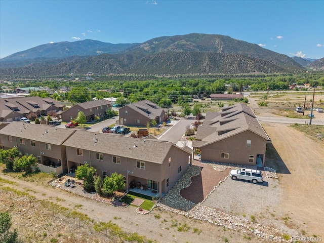 10497 Table Rock Ct, Poncha Springs, CO 81242 - aerial perspective of suburban area featuring mountains