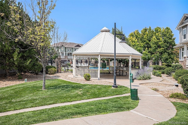 9434 Ashbury Cir Unit 204, Parker, CO 80134 - view of community featuring a gazebo