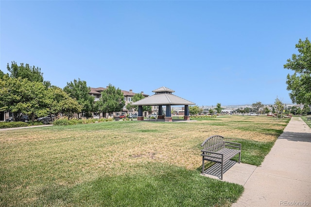 9434 Ashbury Cir Unit 204, Parker, CO 80134 - view of home's community with a gazebo and a yard