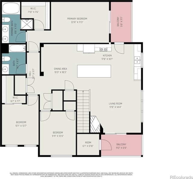 9434 Ashbury Cir Unit 204, Parker, CO 80134 - floor plan / room layout