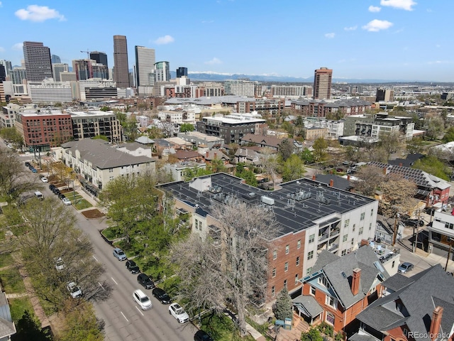 1700 N Emerson St Unit 305, Denver, CO 80218 - drone / aerial view with a view of city
