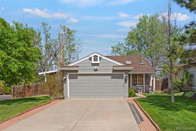 5566 S Zinnia St, Littleton, CO 80127 - view of front of home featuring concrete driveway, an attached garage, and brick siding