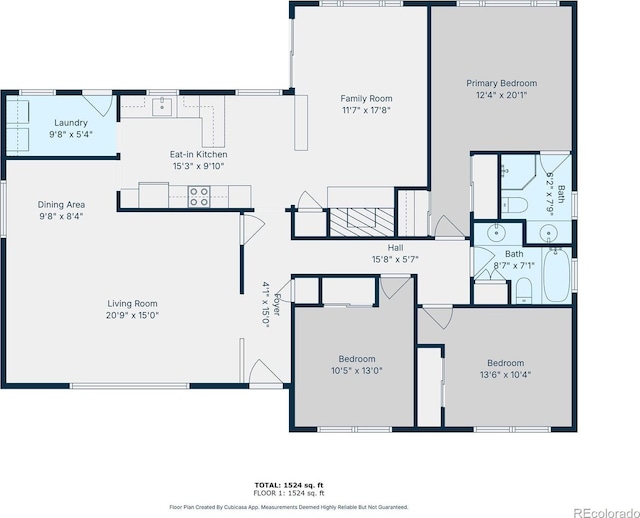 962 S Beech St, Lakewood, CO 80228 - floor plan / room layout