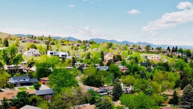 962 S Beech St, Lakewood, CO 80228 - aerial view of residential area featuring mountains