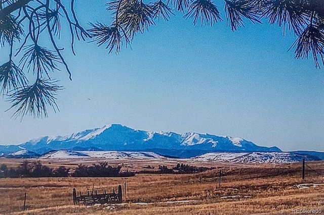 view of mountain feature