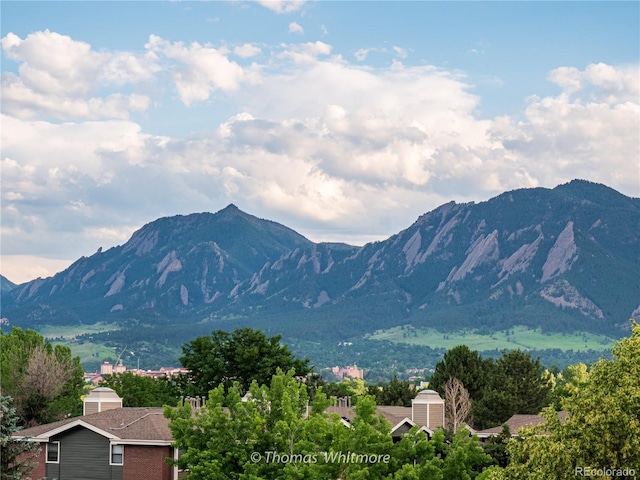 view of mountain feature