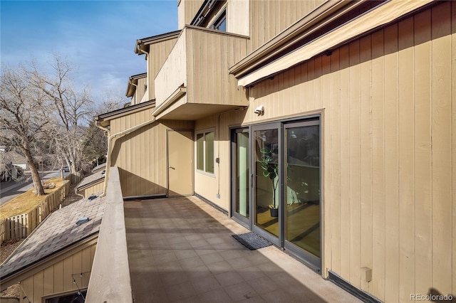 view of home's exterior featuring a patio area