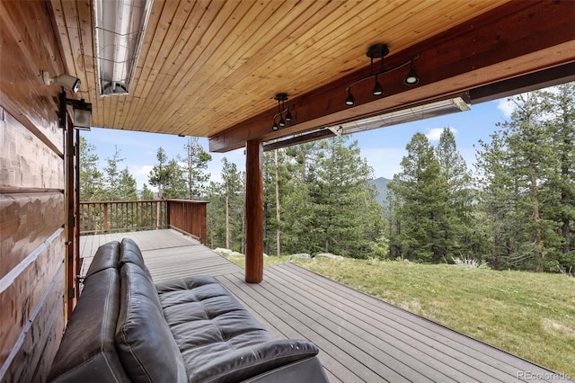 1000 Rangeview Ct, Black Hawk, CO 80422 - deck with a lawn