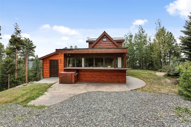 1000 Rangeview Ct, Black Hawk, CO 80422 - view of front of house featuring a standing seam roof and a metal roof