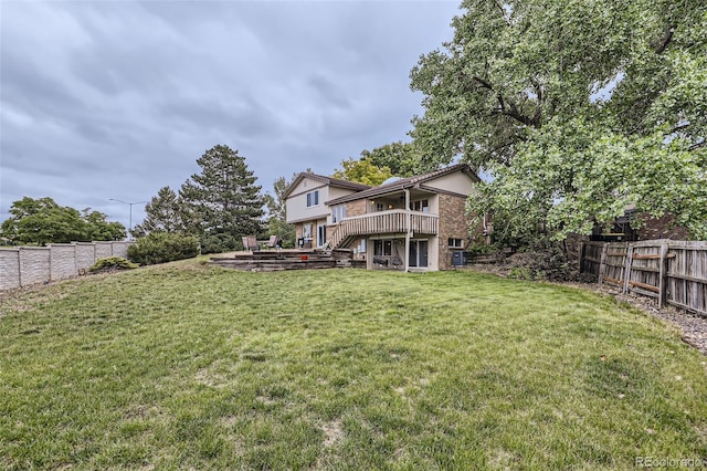 10397 Yates Ct, Westminster, CO 80031 - view of yard featuring stairway and a deck