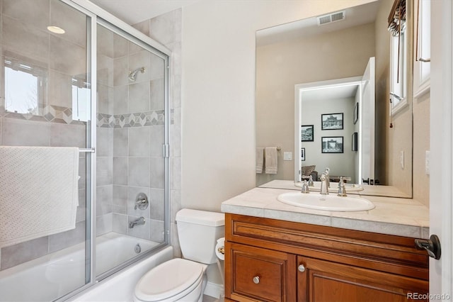 9065 E Lost Hill Trl, Lone Tree, CO 80124 - full bathroom with vanity and combined bath / shower with glass door