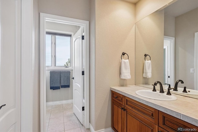 9065 E Lost Hill Trl, Lone Tree, CO 80124 - bathroom featuring vanity and tile patterned flooring