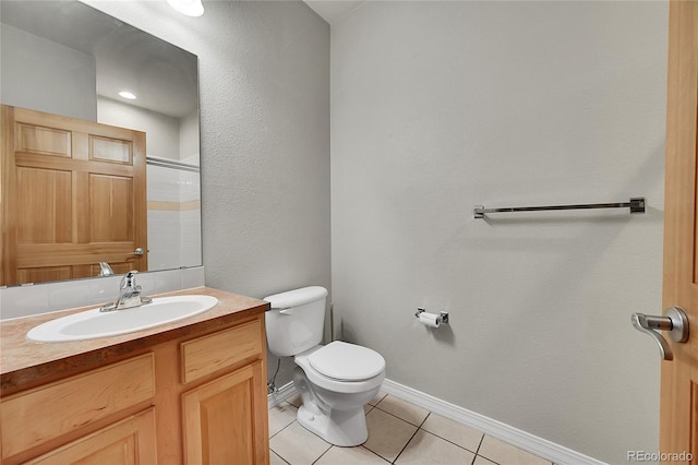5220 Boardwalk Dr Unit A14, Fort Collins, CO 80525 - bathroom with tile patterned flooring, vanity, and a shower