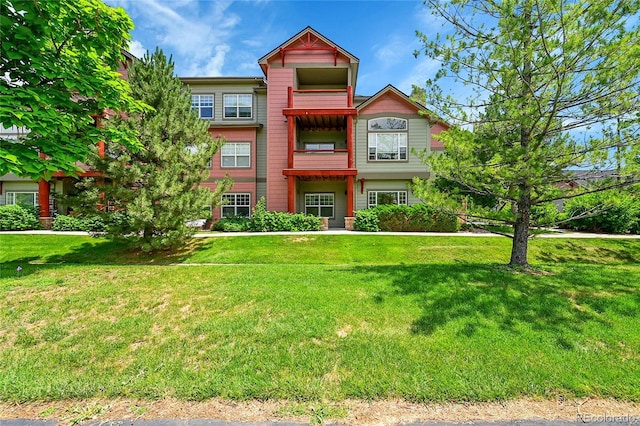 5220 Boardwalk Dr Unit A14, Fort Collins, CO 80525 - view of front facade with a front lawn