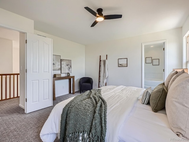 21770 Mount Elbert Pl, Parker, CO 80138 - bedroom featuring carpet flooring and a ceiling fan