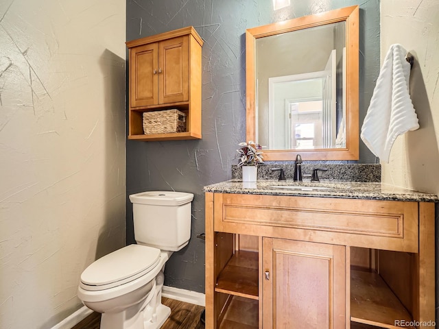 21770 Mount Elbert Pl, Parker, CO 80138 - half bath featuring wood finished floors and vanity