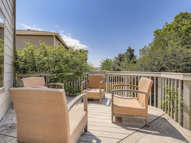 21770 Mount Elbert Pl, Parker, CO 80138 - view of deck