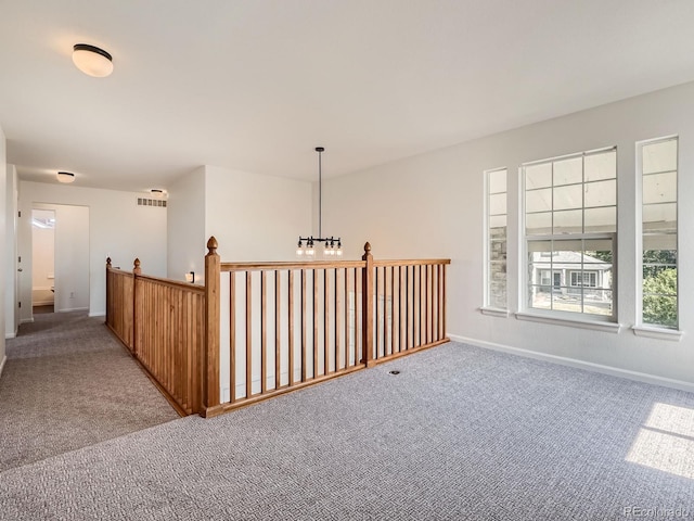 21770 Mount Elbert Pl, Parker, CO 80138 - hallway featuring light colored carpet and baseboards