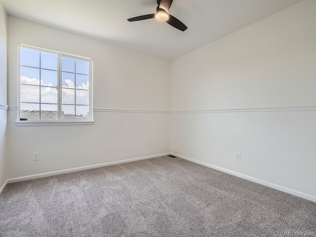 21770 Mount Elbert Pl, Parker, CO 80138 - unfurnished room featuring a ceiling fan and carpet floors
