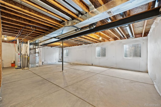 4732 S Coolidge St, Aurora, CO 80016 - below grade area featuring gas water heater and heating unit