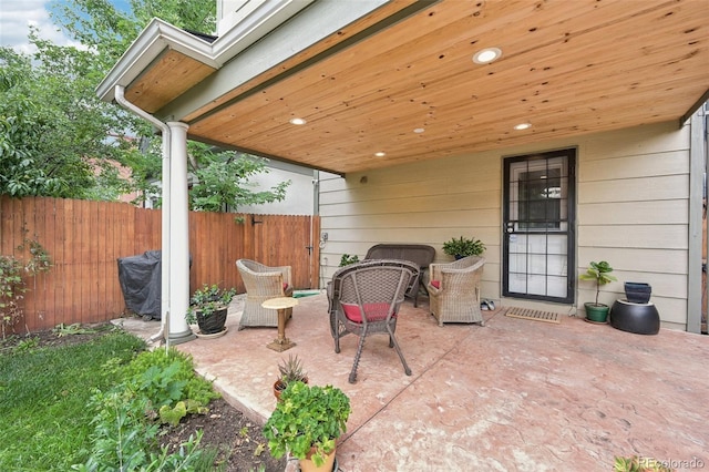 view of patio