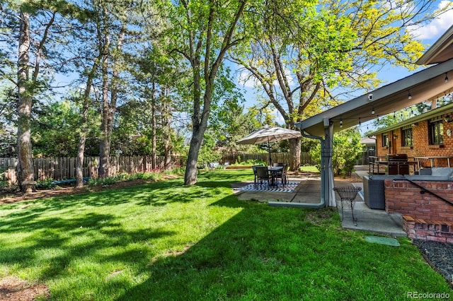 255 Kiowa Pl, Boulder, CO 80303 - view of yard with a patio
